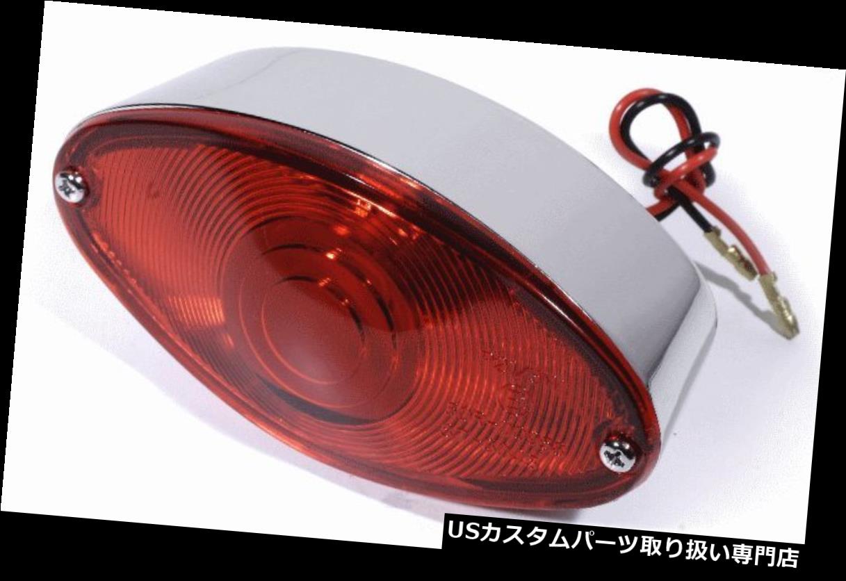 USテールライト ハーレーダビッドソンダイナチョッパーオートバイ用テールライトCateyeクロームメタル Taillight Cateye Chrome Metal for Harley Davidson Dyna Chopper Motorcycle 【並行輸入品】｜カスタムパーツ WORLD倉庫