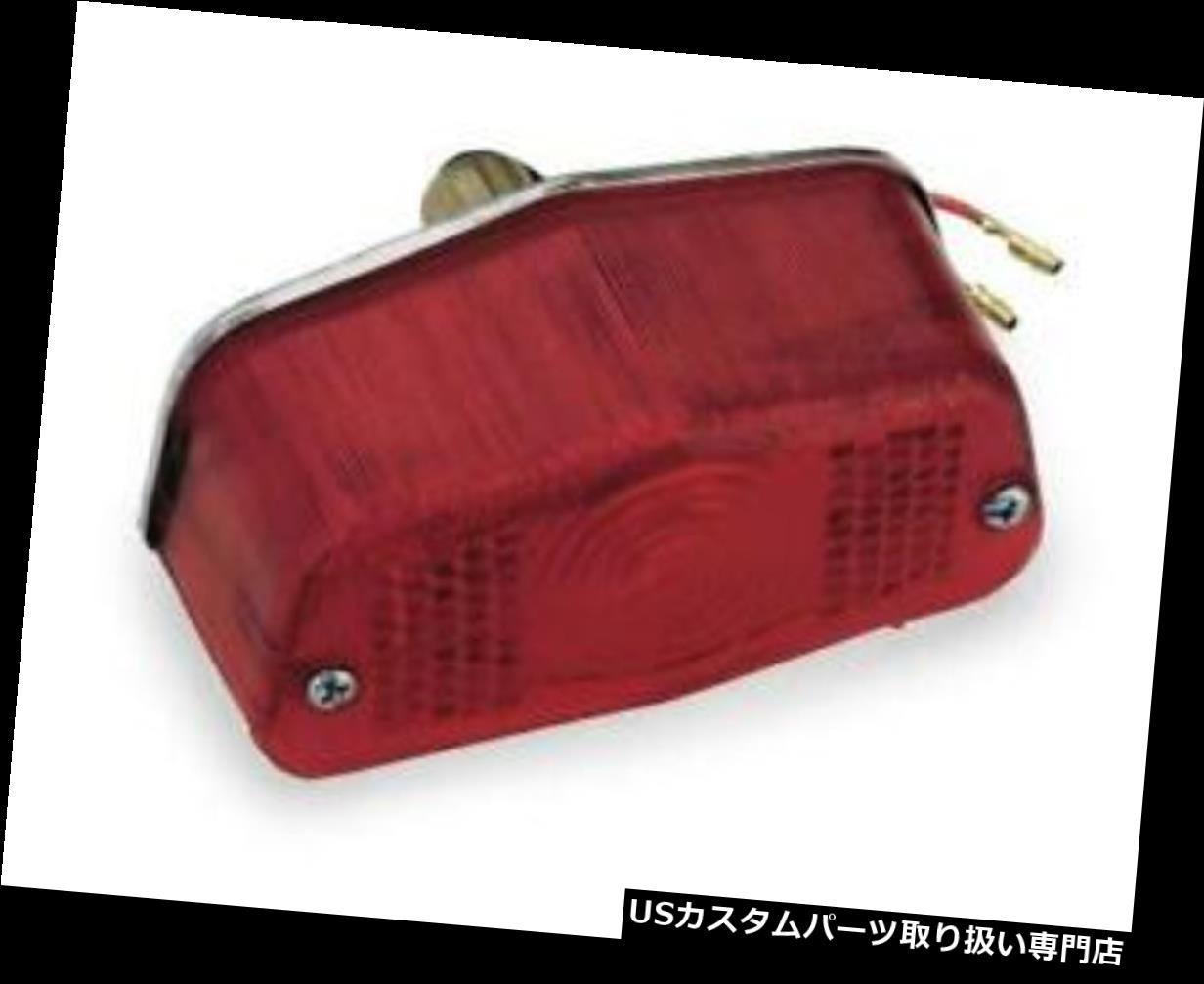 USテールライト バイカーチョイスカスタムテールライト12Vスモールクロームレッド＃71989S2ハーレーダビッドソン Biker's Choice Custom Taillight 12V Small Chrome Red #71989S2 Harley Davidson 【並行輸入品】