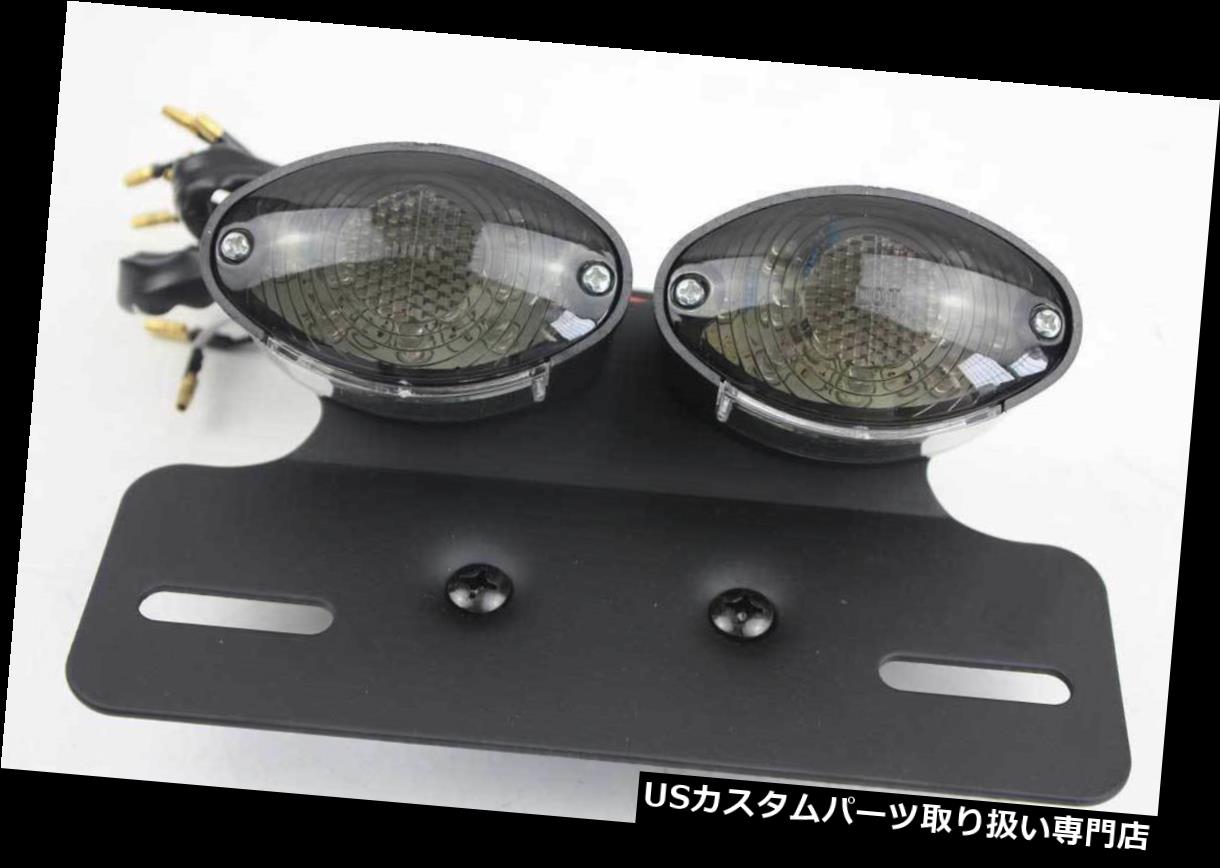 USテールライト ユニバーサルブラックキャットアイカスタムテールブレーキナンバープレートライトスモークハーレー Universal light for License Harley Tail Black Custom Eye Cat Smoke Brake Plate バイク用品 | sanignacio.gob.mx