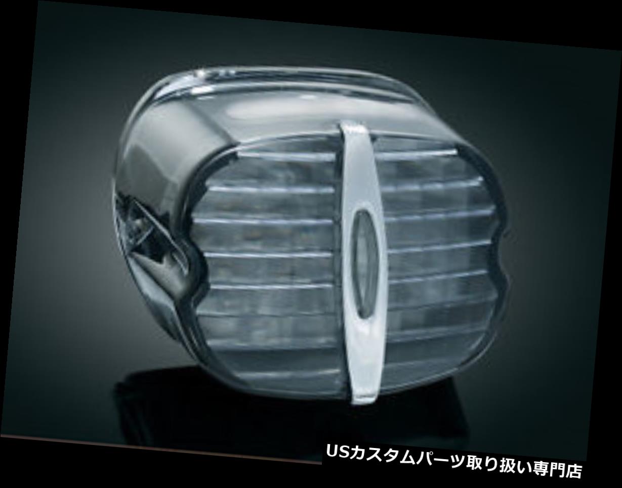 USテールライト KARYAKYN DELUXE LEDテールライトW /スモークレンズハーレーダビッドソン用タグライト KURYAKYN DELUXE LED TAILLIGHT W/ SMOKE LENS FOR HARLEY DAVIDSON NO TAG LIGHT 【並行輸入品】|カスタムパーツ WORLD倉庫