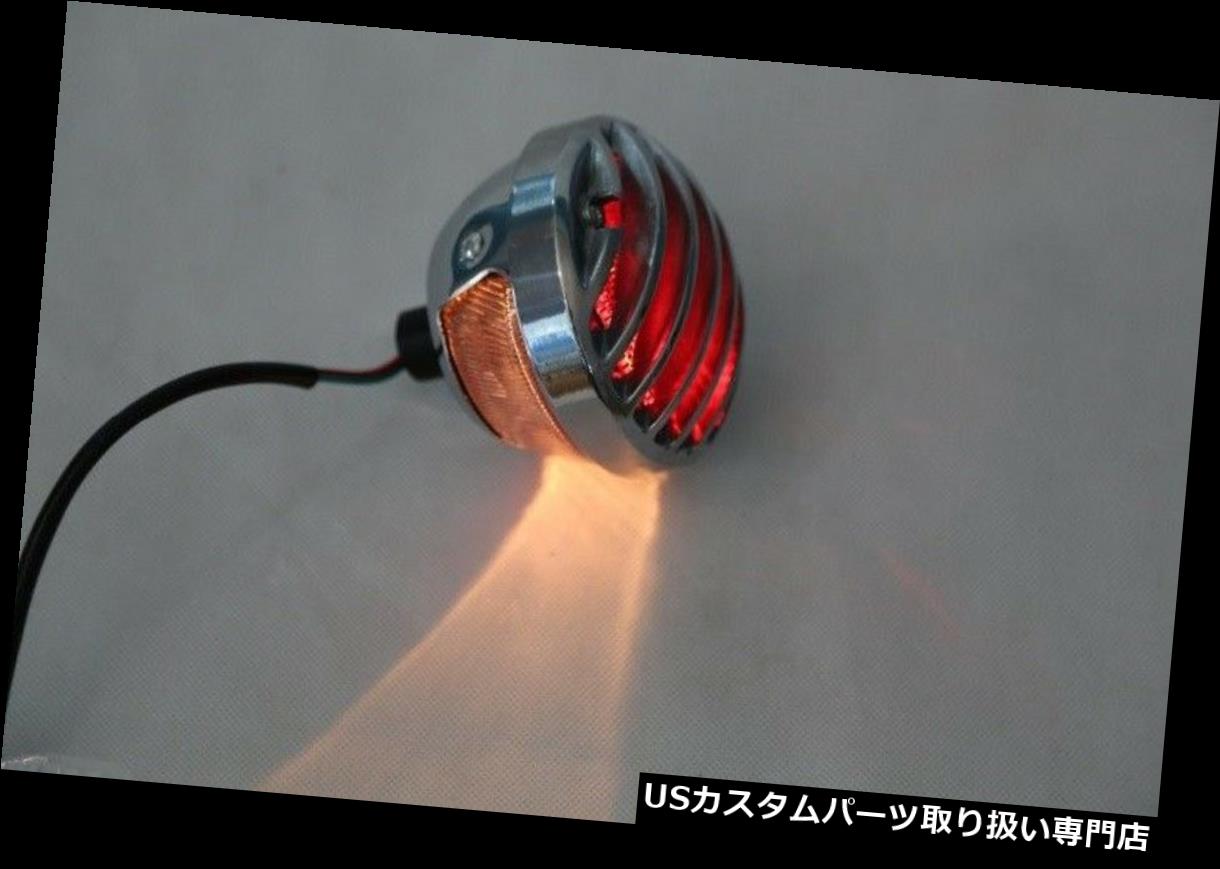 USテールライト ハーレーツーリングソフテイルスポーツスターボバーチョッパー用の新しいクロムブレーキテールライト NEW Chrome Brake Tail Light for Harley Touring Softail Sporster Bobber Chopper 【並行輸入品】