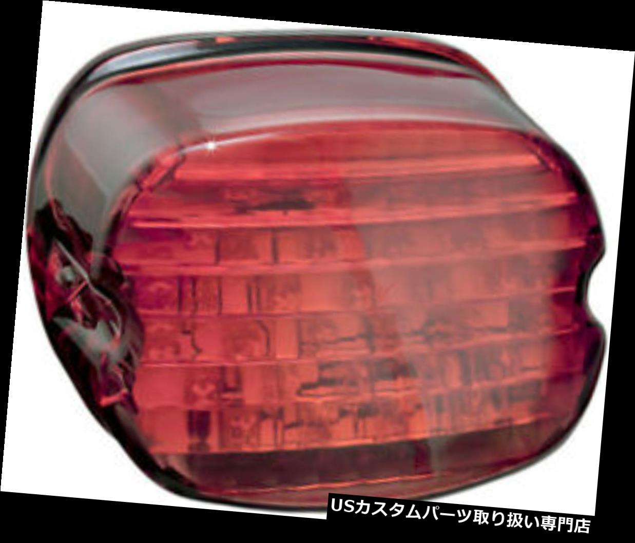 USテールライト Kuryakyn薄型LEDテールライトレッドレンズ(タグライトなし)5437 Kuryakyn Low-Profile LED Taillight Red Lens w/o Tag Light Window 5437 【並行輸入品】|カスタムパーツ WORLD倉庫