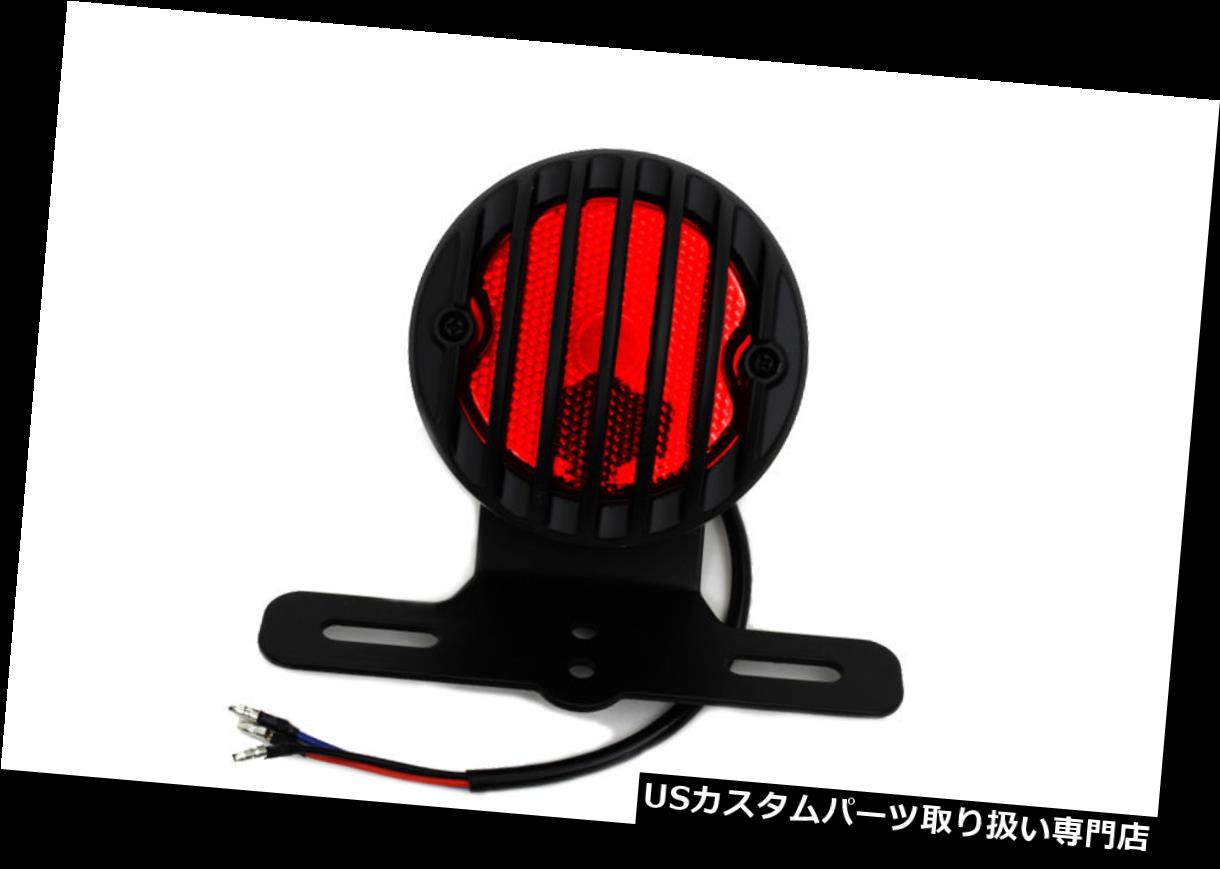 USテールライト ハーレーチョッパーボバーカスタム用ラウンドテールランプアセンブリブレーキライト Round Tail Lamp Assembly Brake Light for Harley Chopper Bobber Custom 【並行輸入品】