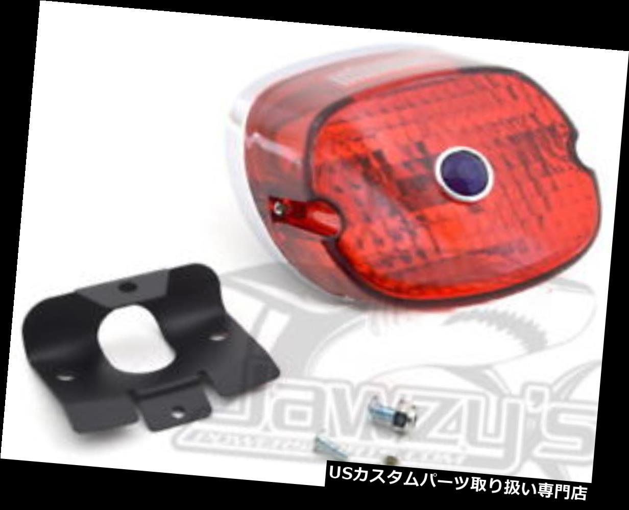 USテールライト ブルードットドラッグスペシャルを使用したレイダウンテールライトアセンブリ120022CBM-BXLB 1 Laydown Taillight Assembly with Blue Dot Drag Specialties 120022CBM-BXLB1 【並行輸入品】