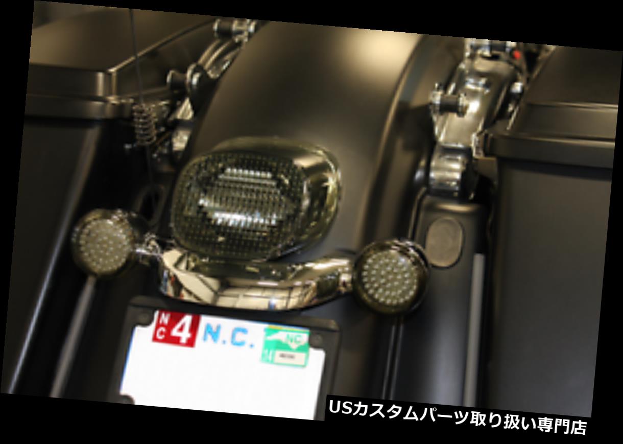 USテールライト カスタムダイナミクスロープロファイルスモークLEDテールライト10-13ハーレーFLTRX FLHX Custom Dynamics Low Profile Smoked LED Tail Light 10-13 Harley FLTRX FLHX 【並行輸入品】