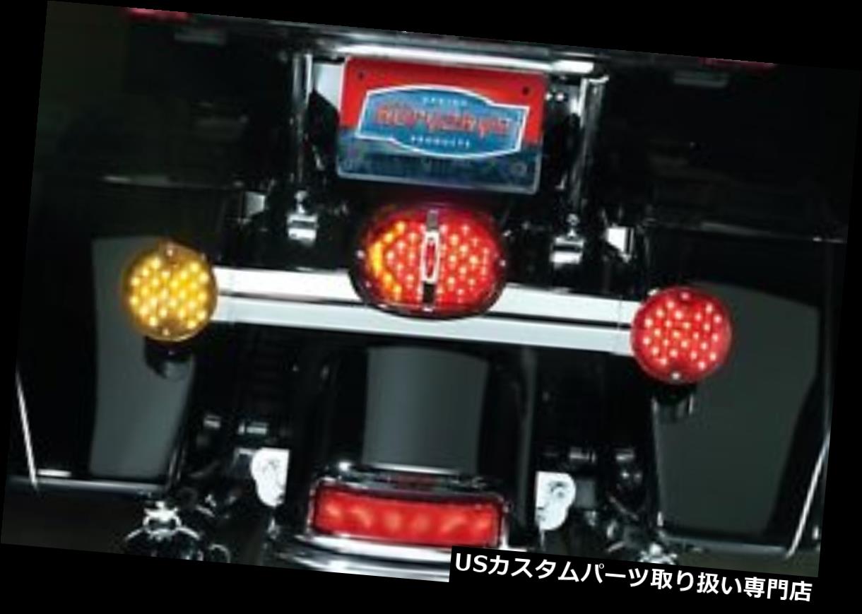 USテールライト タグライトウィンドウレッドKuryakyn 5420デラックス万能薬テールライトレンズ Kuryakyn 5420 Deluxe Panacea Taillight Lens with Tag Light Window Red 【並行輸入品】