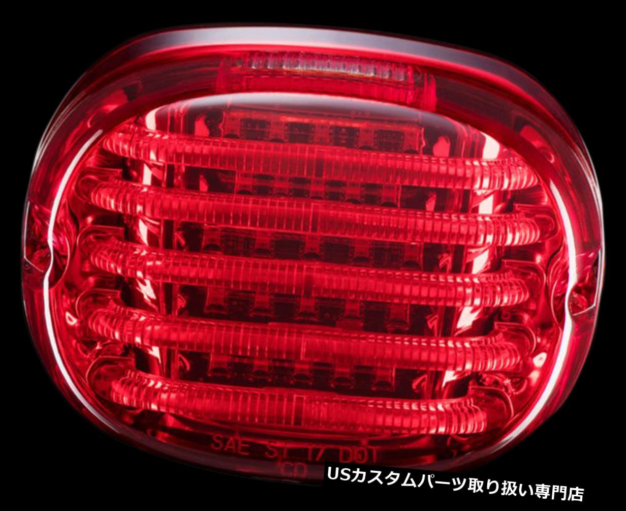 USテールライト 99-18ハーレーダビッドソンのカスタムダイナミクスProbeamレッドLEDスカーバックテールライト Custom Dynamics Probeam Red LED Squarback Taillight for 99-18 Harley Davidson 【並行輸入品】