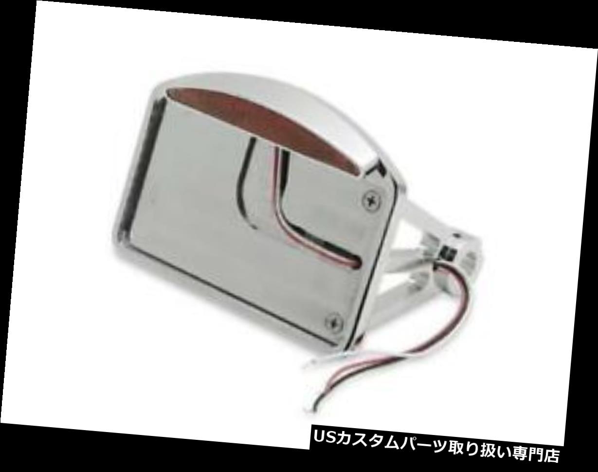 USテールライト Drag Specialties 0906-6042アクスルマウントテールライトハーフムーン - フラット水平 Drag Specialties 0906-6042 Axle Mount Taillight Half-Moon - Flat Horizontal 【並行輸入品】