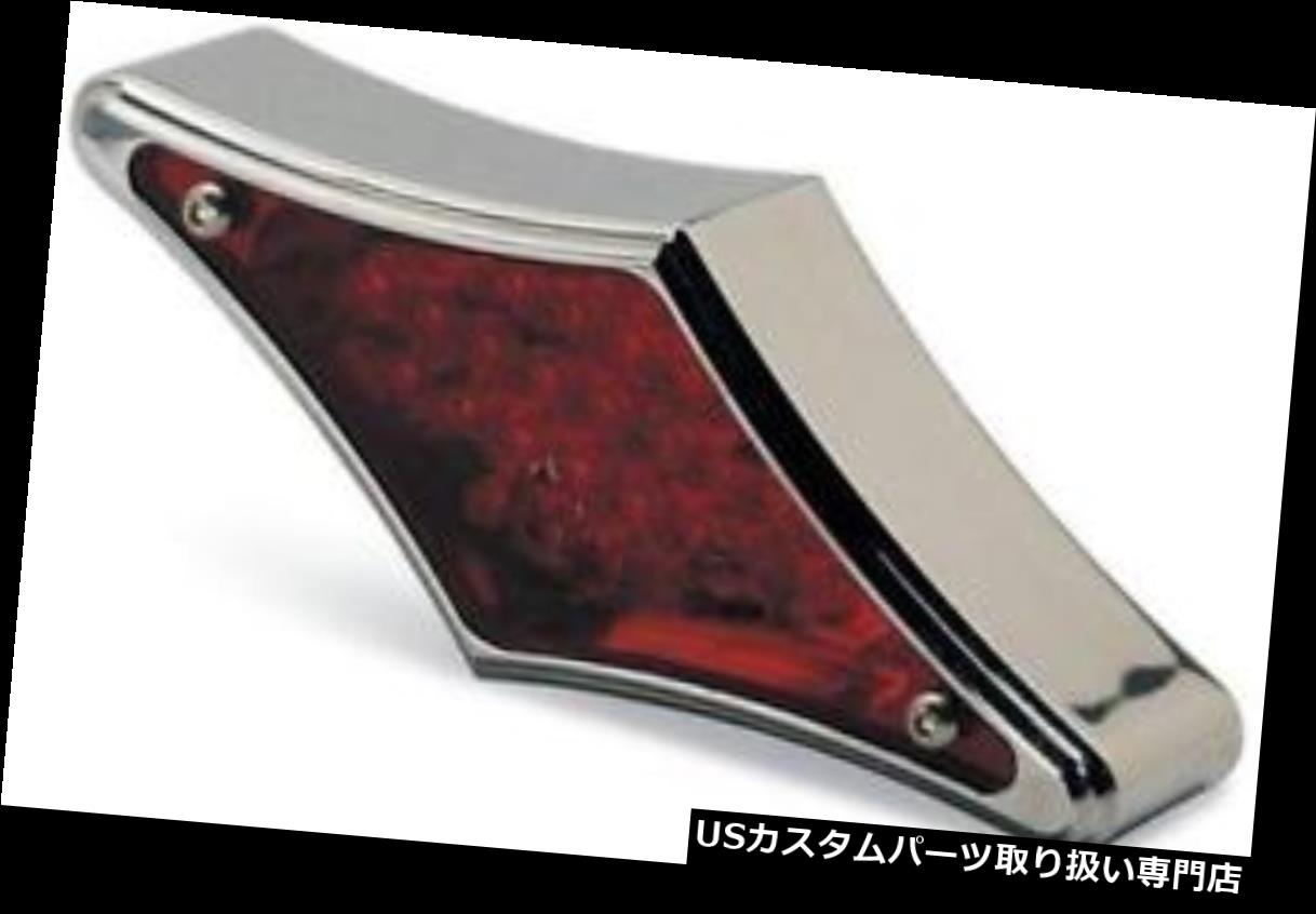 USテールライト Pro OneクロムレッドLEDダイヤモンドリアテールライトアセンブリHarley Davidson Pro One Chrome Red LED Diamond Rear Taillight Assembly Harley Davidson 【並行輸入品】