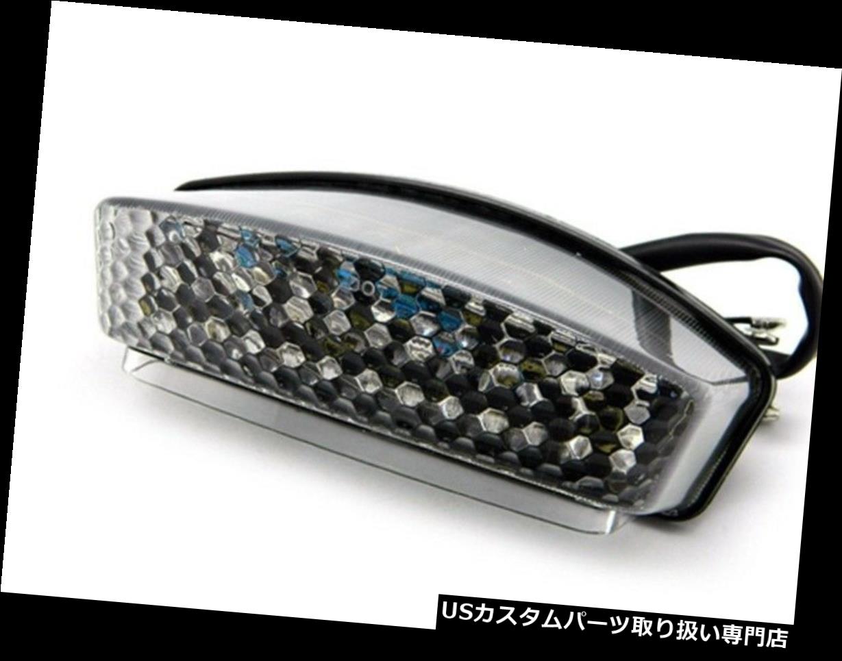 USテールライト 1994-2007年ドゥカティモンスターのための明確なオートバイLEDの回転信号の尾ライト Clear Motorcycle LED Turn Signals Tail Light For 1994-2007 Ducati Monster 【並行輸入品】