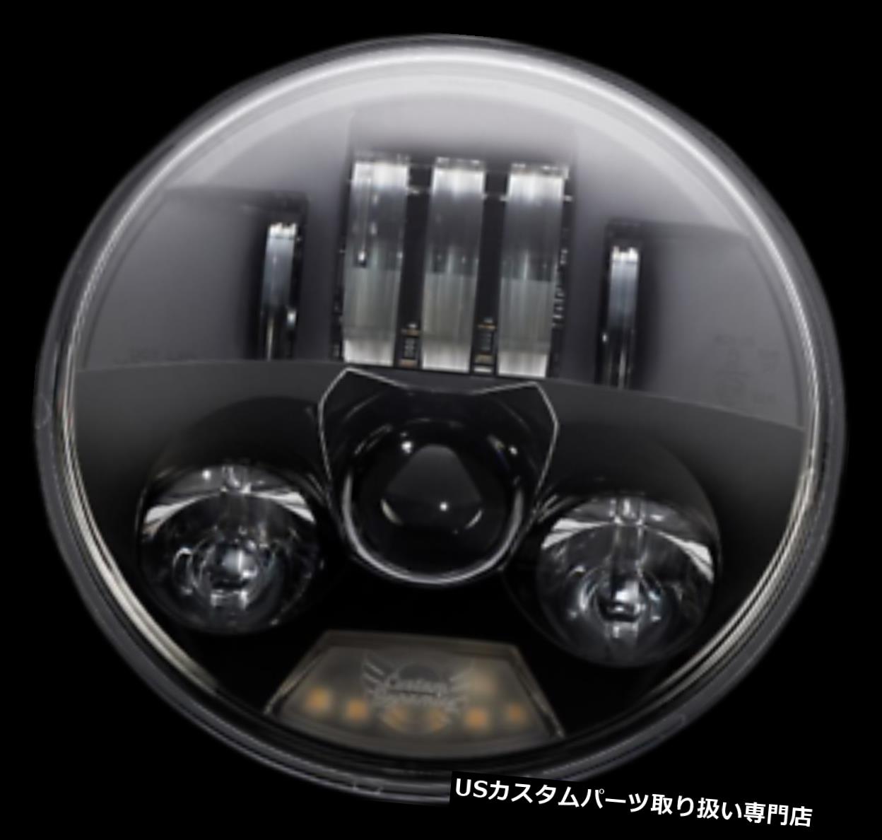 USヘッドライト カスタムダイナミクスブラックProbeam 5 3/4 \\\