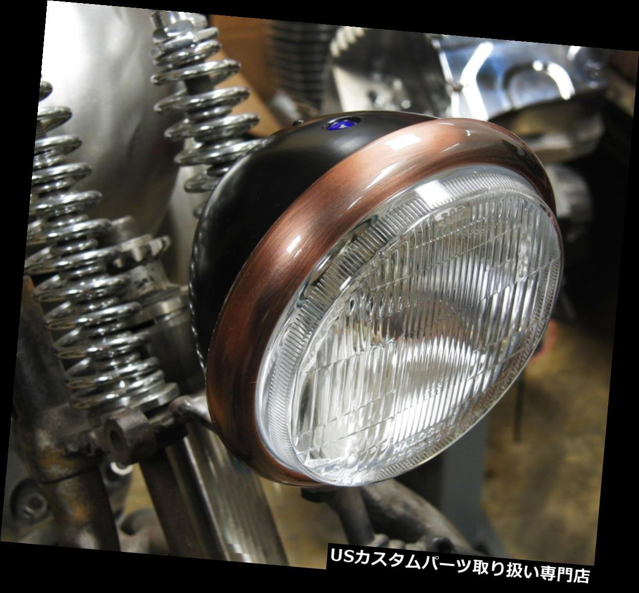 USヘッドライト OLD SCHOOL BLACK＆amp; 銅5-3 / 4 "ドットヘッドライトハーレイTRI XS 650 BOBBERチョッパー OLD SCHOOL BLACK &amp; COPPER 5-3/4" DOT HEAD LIGHT HARLEY TRI XS650 BOBBER CHOPPER 【並行輸入品】｜カスタムパーツ WORLD倉庫 33,176円