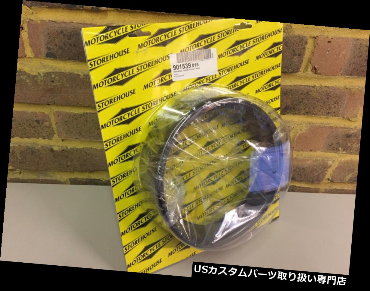 USヘッドライト オートバイStoreHouse 7 "ヘッドライトトリムリングバイザースタイルHarley-Davidson n 901539 Motorcycle StoreHouse 7" Headlight TRIM RING VISOR Style Harley-Davidson 901539 【並行輸入品】|カスタムパーツ WORLD倉庫