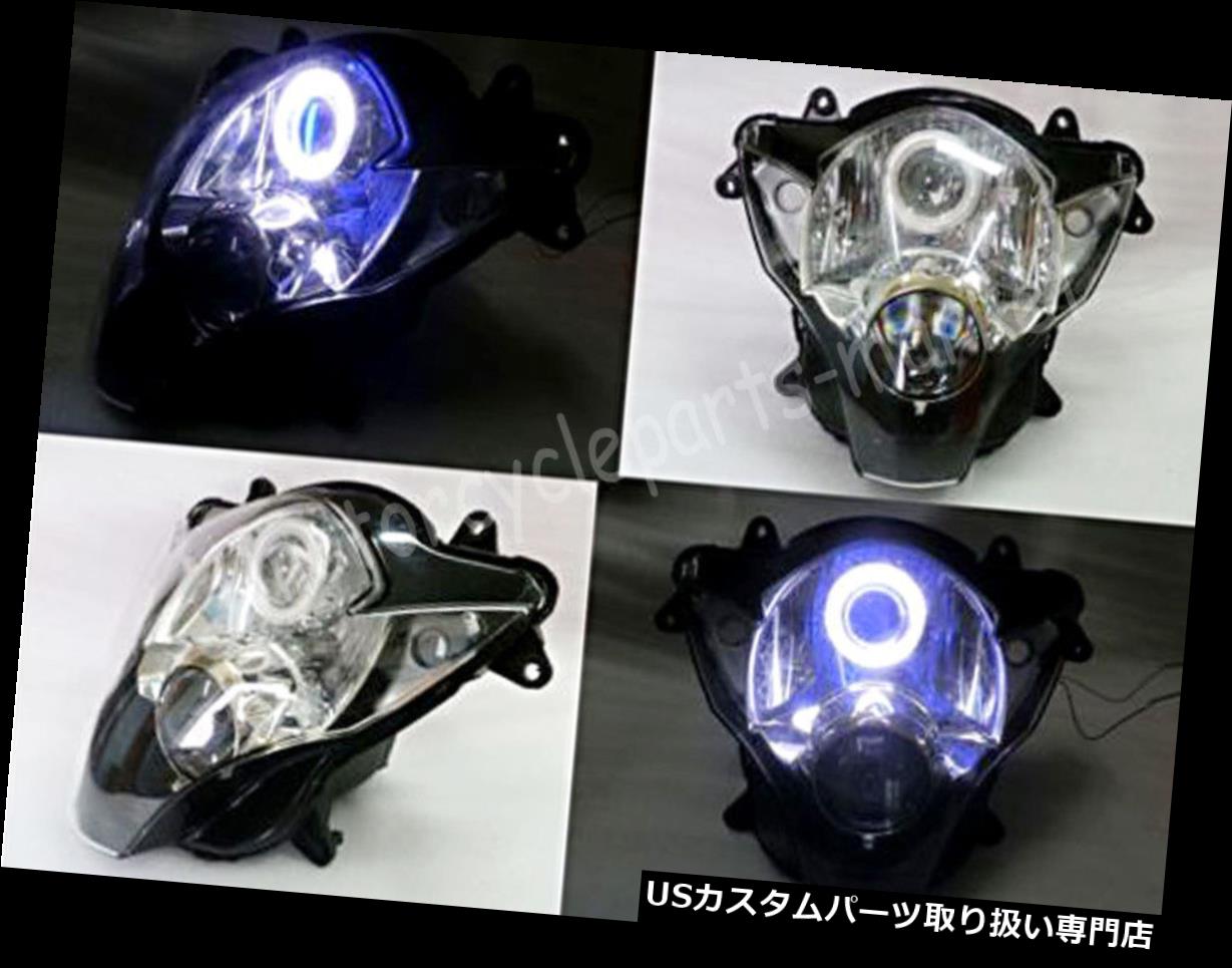 USヘッドライト スズキGSXR600 / 750 K6のための悪魔エンジェルアイHIDプロジェクターヘッドライトアセンブリフィット Demon Angel Eye HID Projector Headlight Assembly fit for Suzuki GSXR600/750 K6 【並行輸入品】 50,754円