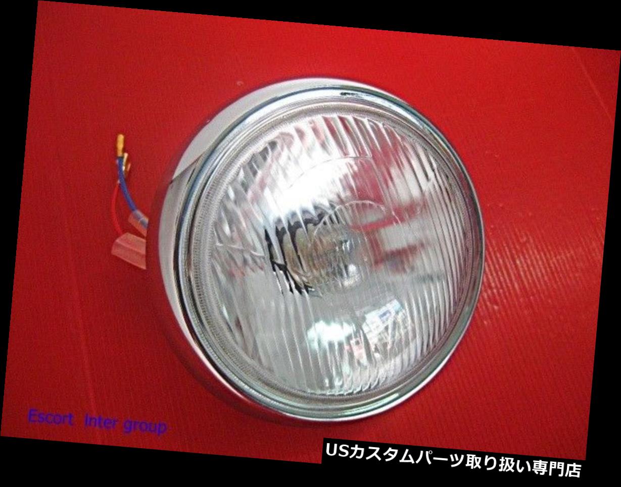 USヘッドライト スズキA80 A100 TS100 T125 RV100 RV90ヘッドライト「クロムトリム」[ES538] SUZUKI A80 A100 TS100 T125 RV100 RV90 HEADLIGHT "CHROME TRIM" [ES538] 【並行輸入品】｜カスタムパーツ WORLD倉庫