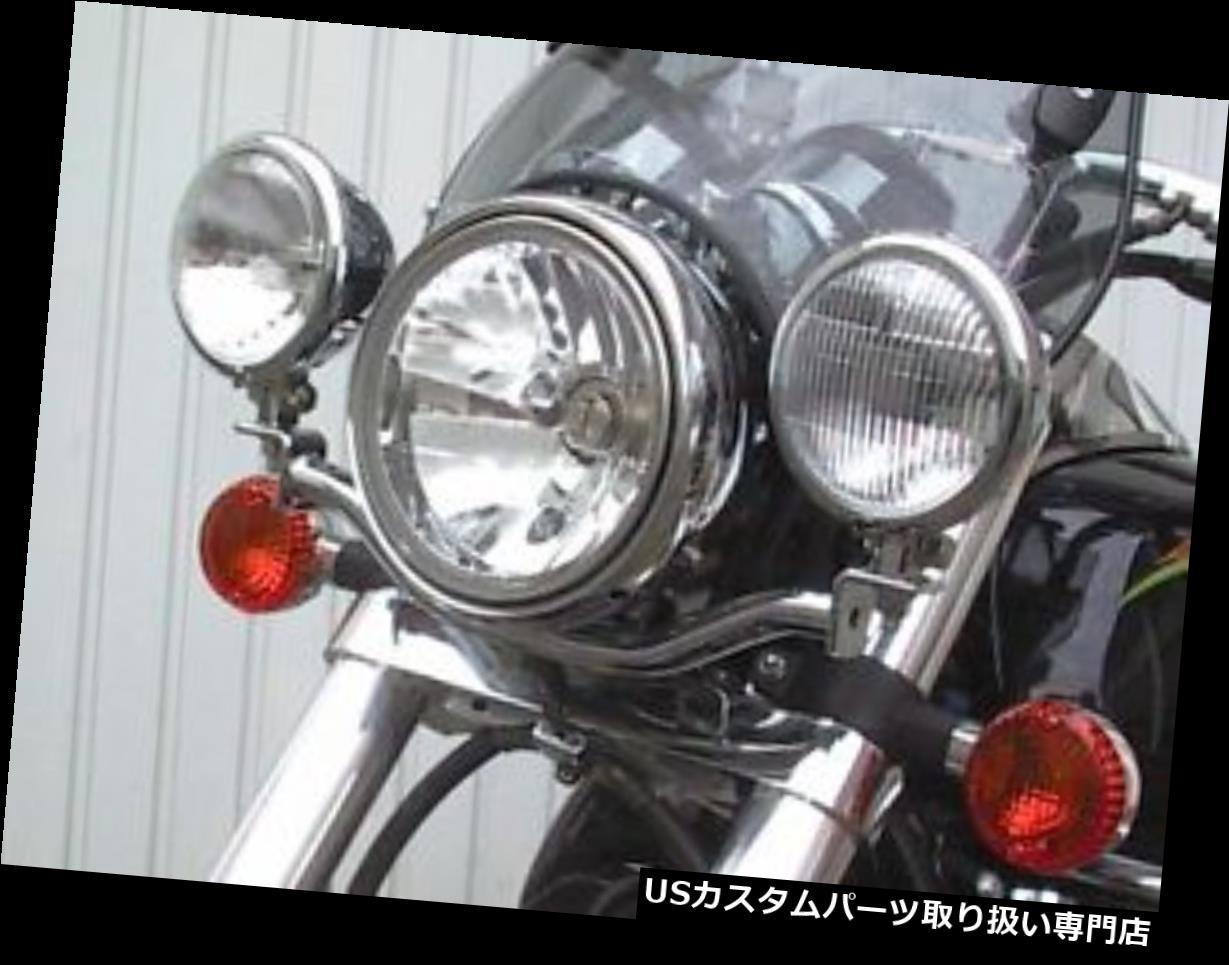 USヘッドライト スズキVZ 1600 M 1600 Marauder 04-05のFehlingオートバイクロームヘッドライトバー Fehling Motorcycle Chrome Headlight Bar For Suzuki VZ 1600 M1600 Marauder 04-05 【並行輸入品】