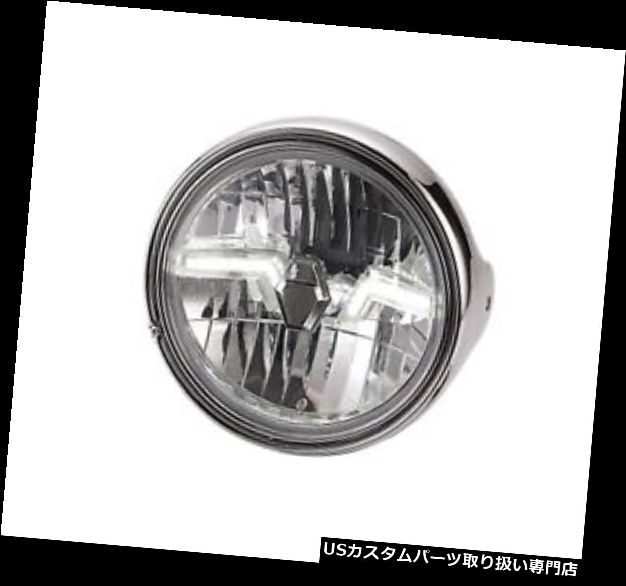 USヘッドライト Klarglas LED Scheinwerfer Suzuki GS 500 Eクロームメッキヘッドライト Klarglas LED Scheinwerfer Suzuki GS 500 E chrom chromed headlight 【並行輸入品】