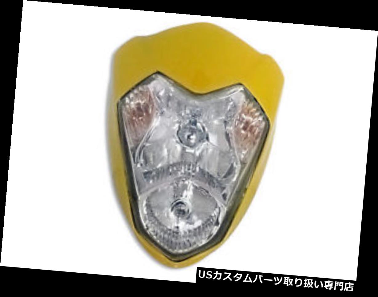 最安値 の車用品 バイク用品 バイク用品 パーツ ライト ランプ ヘッドライト Usヘッドライト 本田川崎スズキヤマハ ストリートファイターヘッドライトケースイエロー Mi4418 Honda Kawasaki Suzuki Yamaha Streetfighter Headlight Case Yellow Mi4418 100