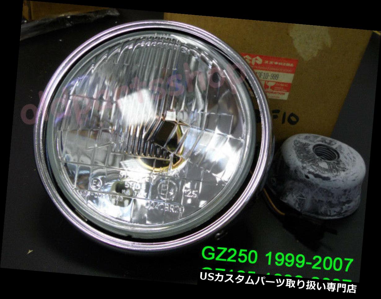 USヘッドライト スズキGZ125 GZ250ヘッドライトAssy 1998-07 NOSモーラウダーランプソケット35100-13F10 Suzuki GZ125 GZ250 Headlight Assy 1998-07 NOS Maurauder Lamp Socket 35100-13F10 【並行輸入品】