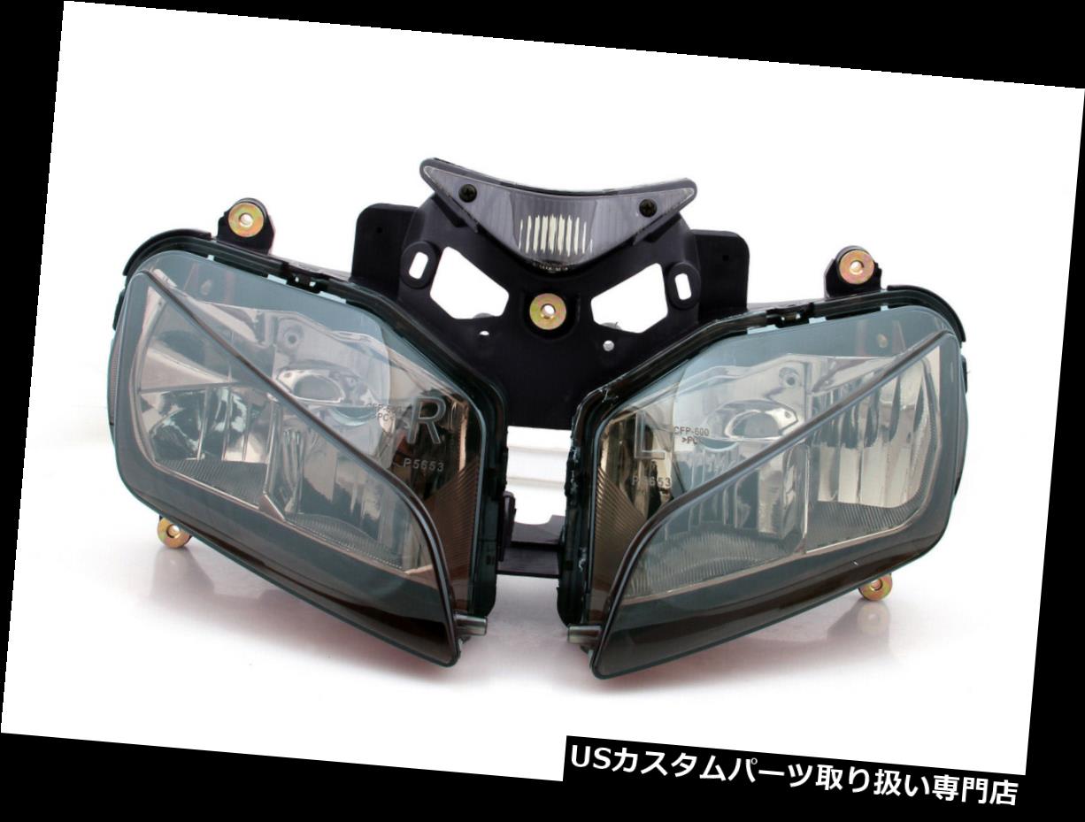 USヘッドライト ホンダCBR1000RR 2004-2007年の煙のためのオートバイの前部ヘッドライトのヘッドライトアセンブリ Motorcycle Front Headlight Headlamp Assembly For Honda CBR1000RR 2004-2007 Smoke 【並行輸入品】