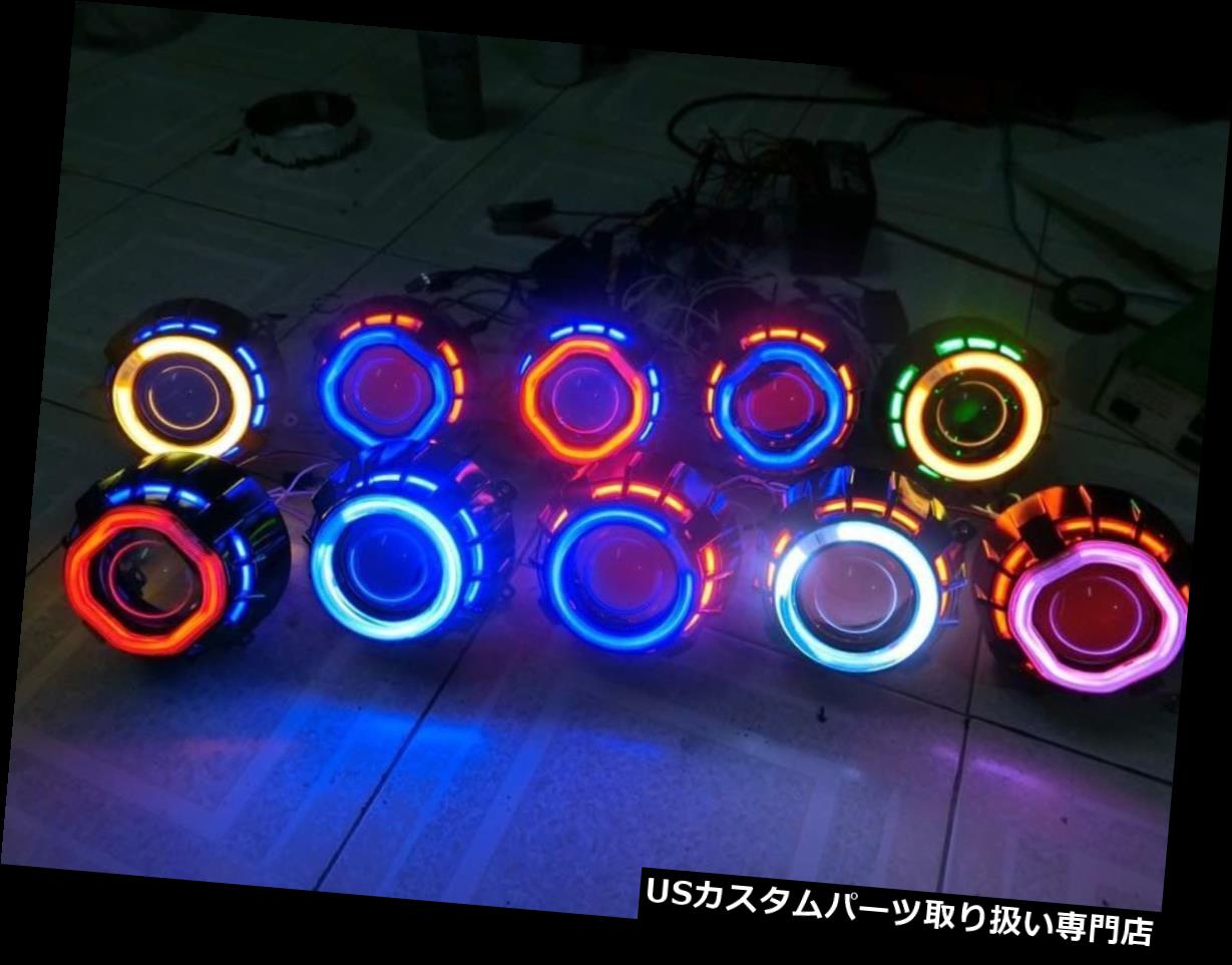 USヘッドライト プロジェクターXENON HIDホンダGrom MSX 125ヘッドライト付きリングカラーを選択 Projector XENON HID Honda Grom MSX 125 Head light with Ring Choose color 【並行輸入品】