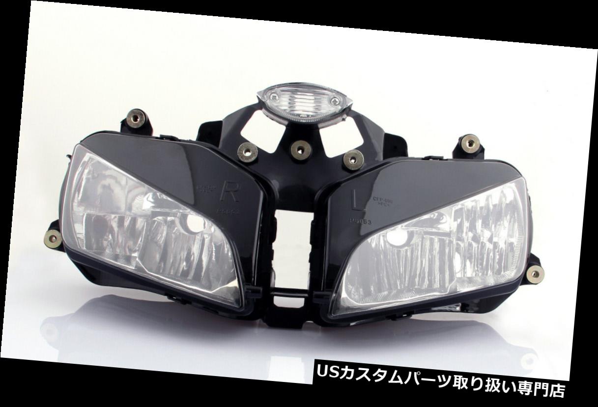 USヘッドライト ホンダCBR600RR 2003-06 T1用オートバイクリアフロントヘッドライトヘッドランプアセンブリ Motorcycle Clear Front Headlight Headlamp Assembly For Honda CBR600RR 2003-06 T1 【並行輸入品】