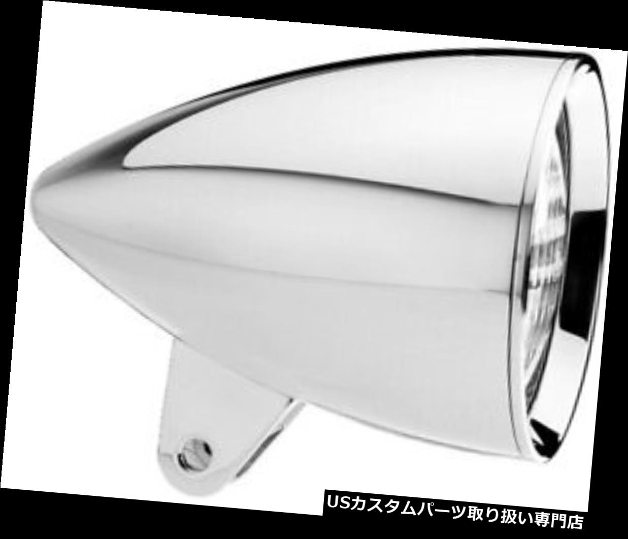 USヘッドライト 逆風1-4800CA 4 1/2インチ。 コンクールロケットヘッドライト - クローム Headwinds 1-4800CA 4 1/2in. Concours Rocket Headlight - Chrome 【並行輸入品】