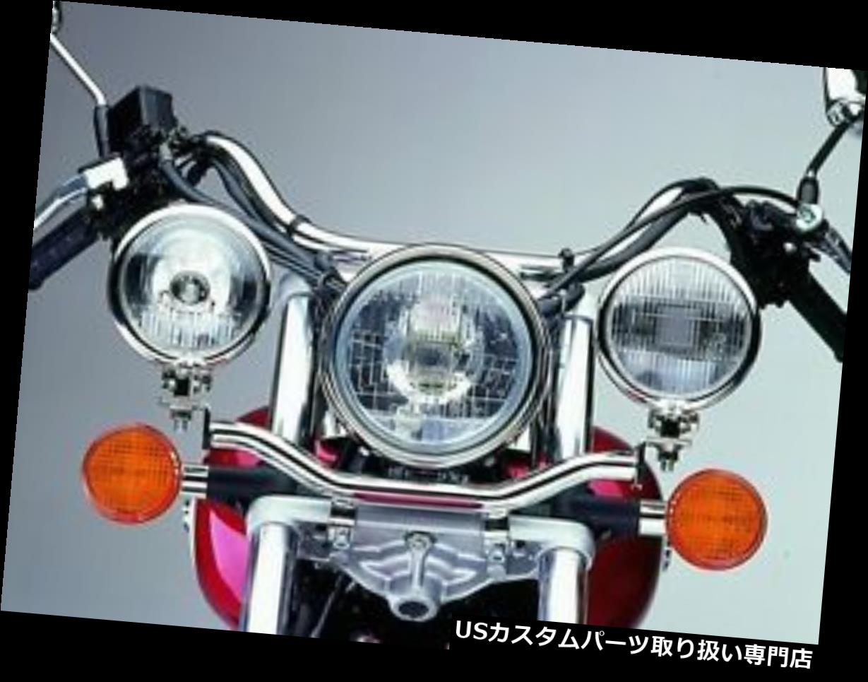 USヘッドライト ホンダVT 125 C / C2の影1999-2008年のFehlingのオートバイのクロムヘッドライトバー Fehling Motorcycle Chrome Headlight Bar For Honda VT 125 C/C2 Shadow 1999-2008 【並行輸入品】