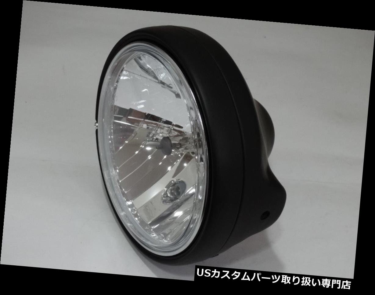 USヘッドライト Klarglas Scheinwerfer H4 SCHWARZホンダCB CBX NTV 500 650 750ブラックヘッドライト Klarglas Scheinwerfer H4 SCHWARZ Honda CB CBX NTV 500 650 750 black headlight 【並行輸入品】
