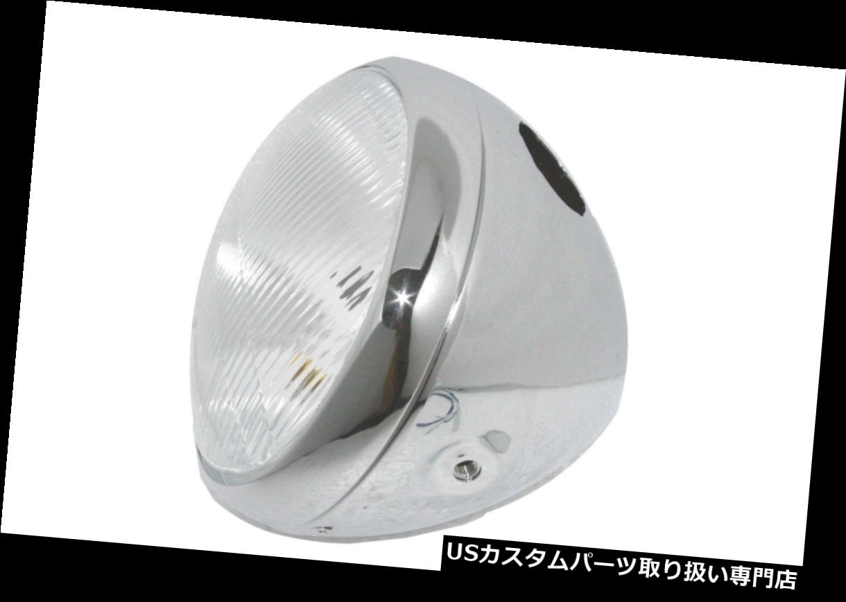 USヘッドライト ルーカスタイプヘッドライト7インチクロームクリアレンズトライアンフ60 - 65オートバイCAD Lucas Type Headlight 7'' Chrome Clear Lens Triumph 60 - 65 Motorcycle CAD 【並行輸入品】 36,322円