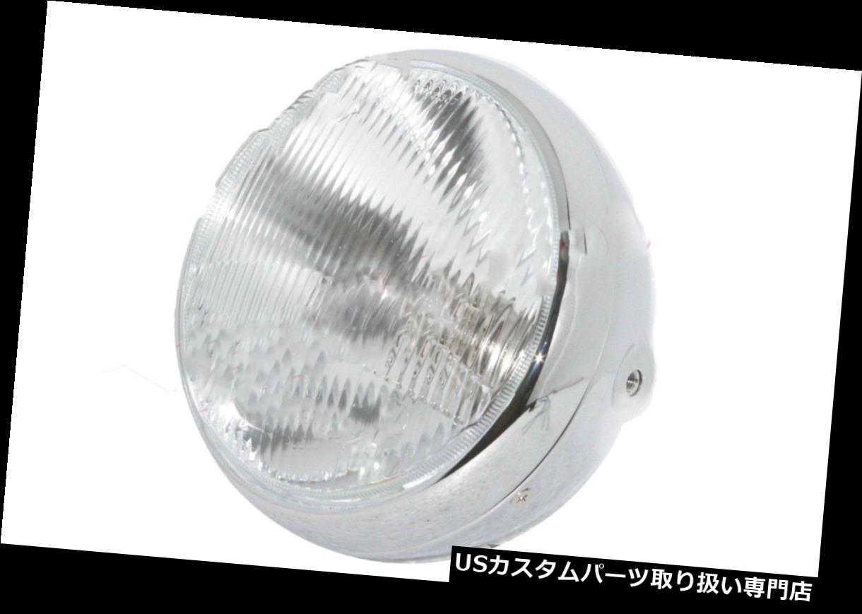 USヘッドライト ルーカスタイプヘッドライト7インチクロームクリアレンズトライアンフ60 - 65オートバイ Lucas Type Headlight 7'' Chrome Clear Lens Triumph 60 - 65 Motorcycle 【並行輸入品】｜カスタムパーツ WORLD倉庫