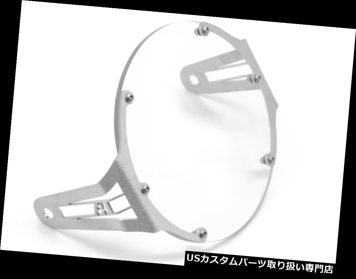 USヘッドライト トライアンフスクランブラーシルバー/クリアヘッドライトガードTS06-0-1105 Triumph Scrambler Silver/Clear Headlight Guard TS06-0-1105 【並行輸入品】