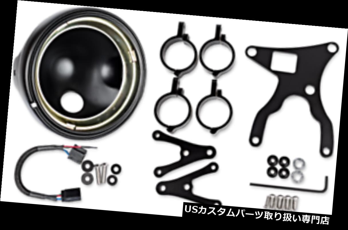 USヘッドライト JWのスピーカーの黒7 "2013年の勝利のための前部ヘッドライトの転換の土台のキット JW Speaker Black 7" Front Headlight Conversion Mounting Kit For 2013 Triumph 【並行輸入品】|カスタムパーツ WORLD倉庫