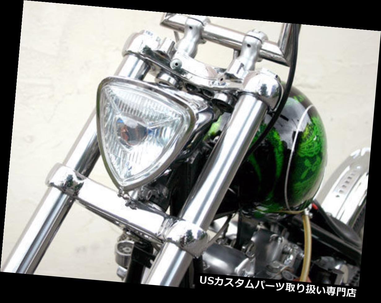 USヘッドライト TRIANGLE HEAD LIGHT RETRO 12ボルトHIGH / LOW HARLEY TRIUMPH XS 650ボバーチョッパー TRIANGLE HEAD LIGHT RETRO 12 VOLT HIGH/LOW HARLEY TRIUMPH XS650 BOBBER CHOPPER 【並行輸入品】｜カスタムパーツ WORLD倉庫