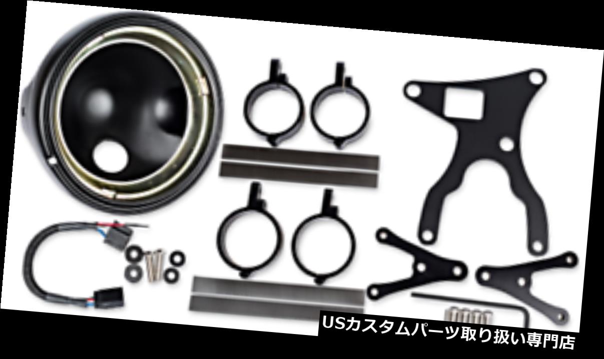 USヘッドライト JW スピーカー ブラック 7" 11-15 トライアンフ のフロント ヘッドライト の変換 マウントキット JW Speaker Black 7" Front Headlight Conversion Mounting Kit For 11-15 Triumph 【並行輸入品】|カスタムパーツ WORLD倉庫