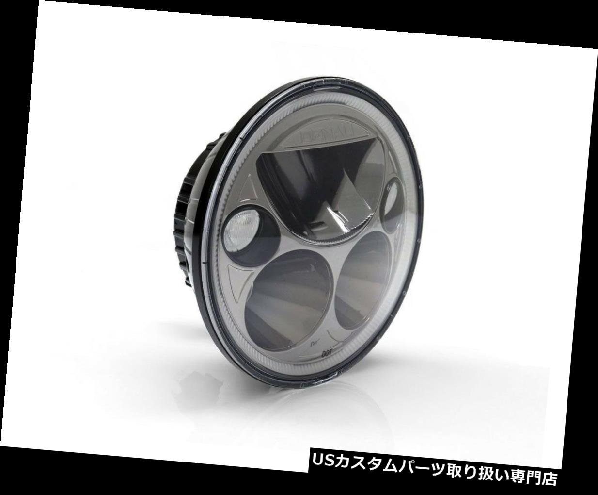 USヘッドライト デナリM7 LEDヘッドライト7？ 2001-2015 Triumph T100 Thruxton Bonneville SEブラック Denali M7 LED Headlight 7” 2001-2015 Triumph T100 Thruxton Bonneville SE Black 【並行輸入品】