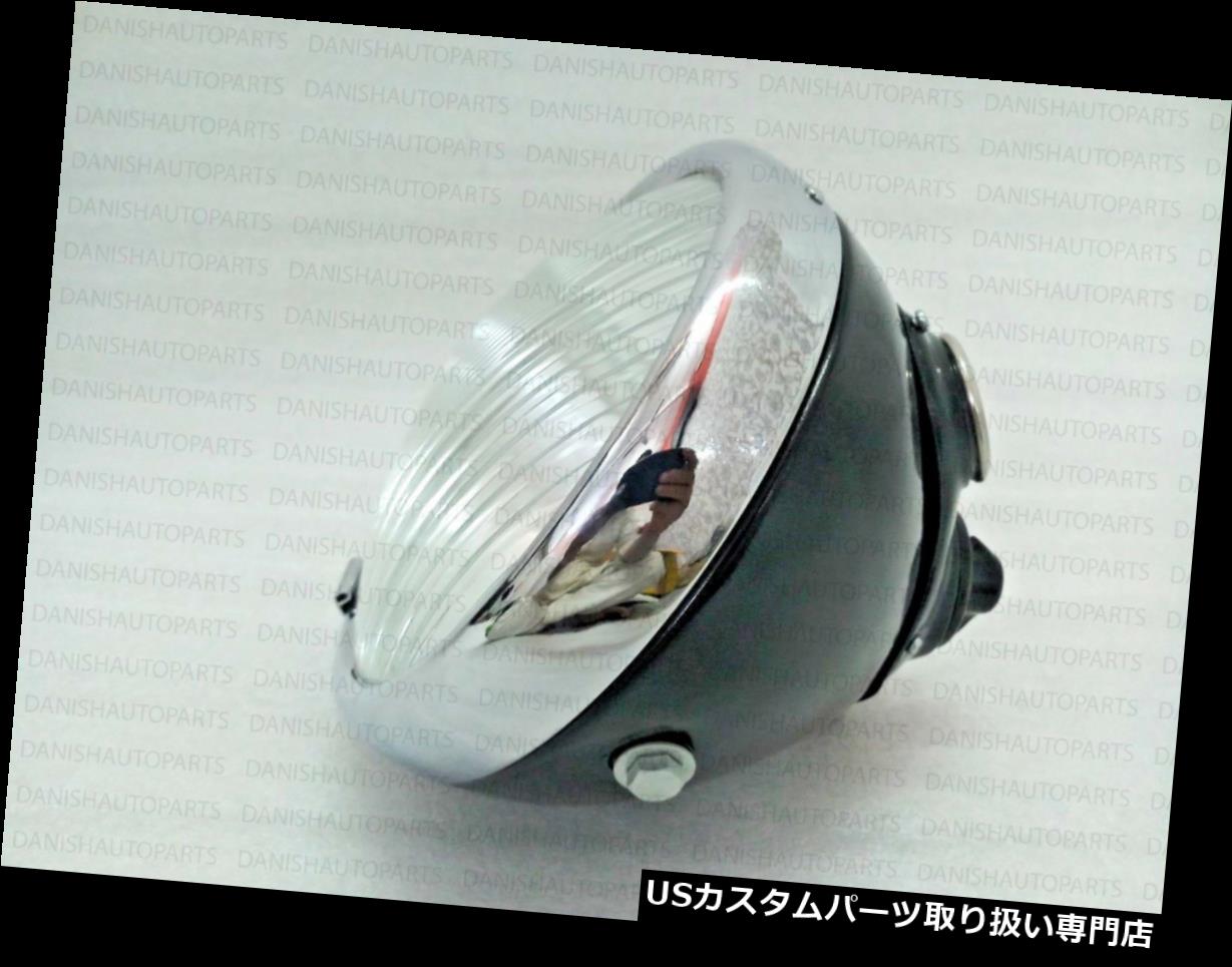 USヘッドライト パネル付きBSA NORTON TRIUMPH VINCENT用8インチカーブガラスミラーヘッドライトランプ 8\