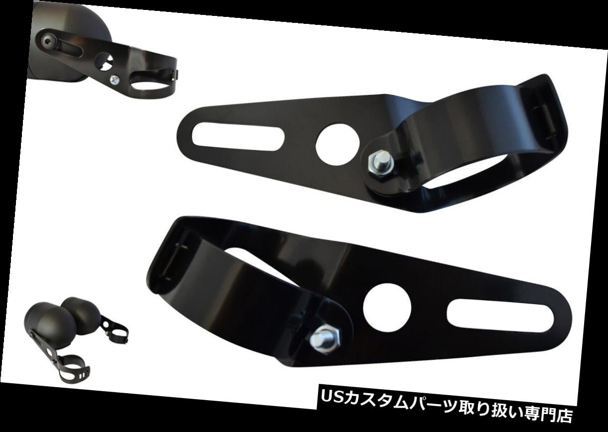 USヘッドライト BMW Cafe Racer用ヘッドライトブラケット スクランブラープロジェクトフォークマウントイージーフィット Headlight Brackets for BMW Cafe Racer & Scrambler Project Fork Mounted Easy Fit 【並行輸入品】|カスタムパーツ WORLD倉庫