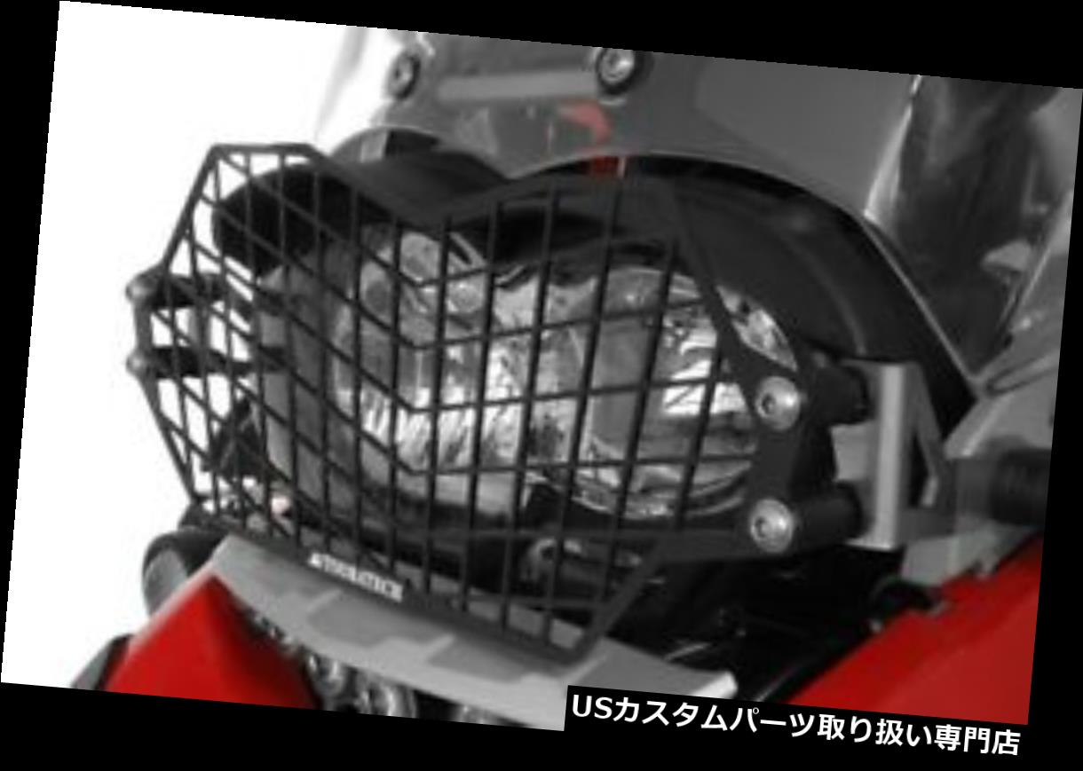 USヘッドライト BMW R1200GS +詳細 -2013ヘッドライト保護ステンレススチールブラック付 BMW R1200GS + Adv. -2013 Headlight Protection Stainless Steel Black with 【並行輸入品】