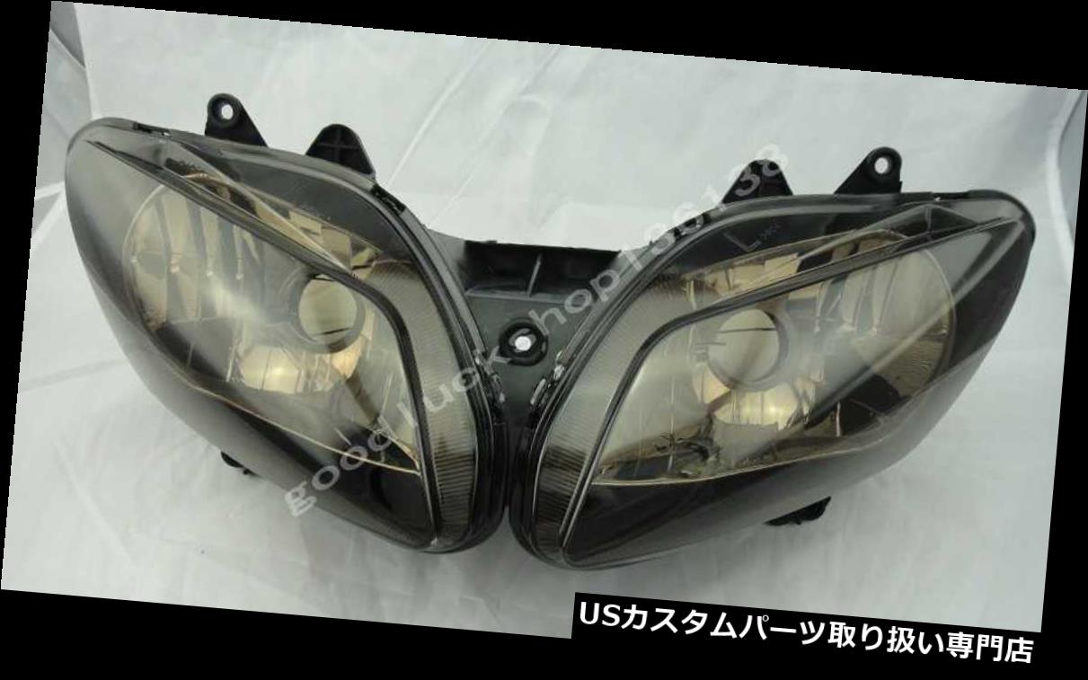 USヘッドライト ヤマハYZF R1 2002 - 2003年の煙のためのオートバイのヘッドライトアセンブリヘッドランプライト Motorcycle Headlight Assembly Headlamp Light For Yamaha YZF R1 2002-2003 Smoke 【並行輸入品】