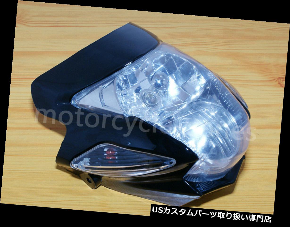 USヘッドライト ヤマハFZRファザーFZ6 FZ1 YZF R1 R6 600R用ストリートファイターブラックヘッドライト信号 Streetfighter Black Headlight Signal For Yamaha FZR Fazor FZ6 FZ1 YZF R1 R6 600R 【並行輸入品】
