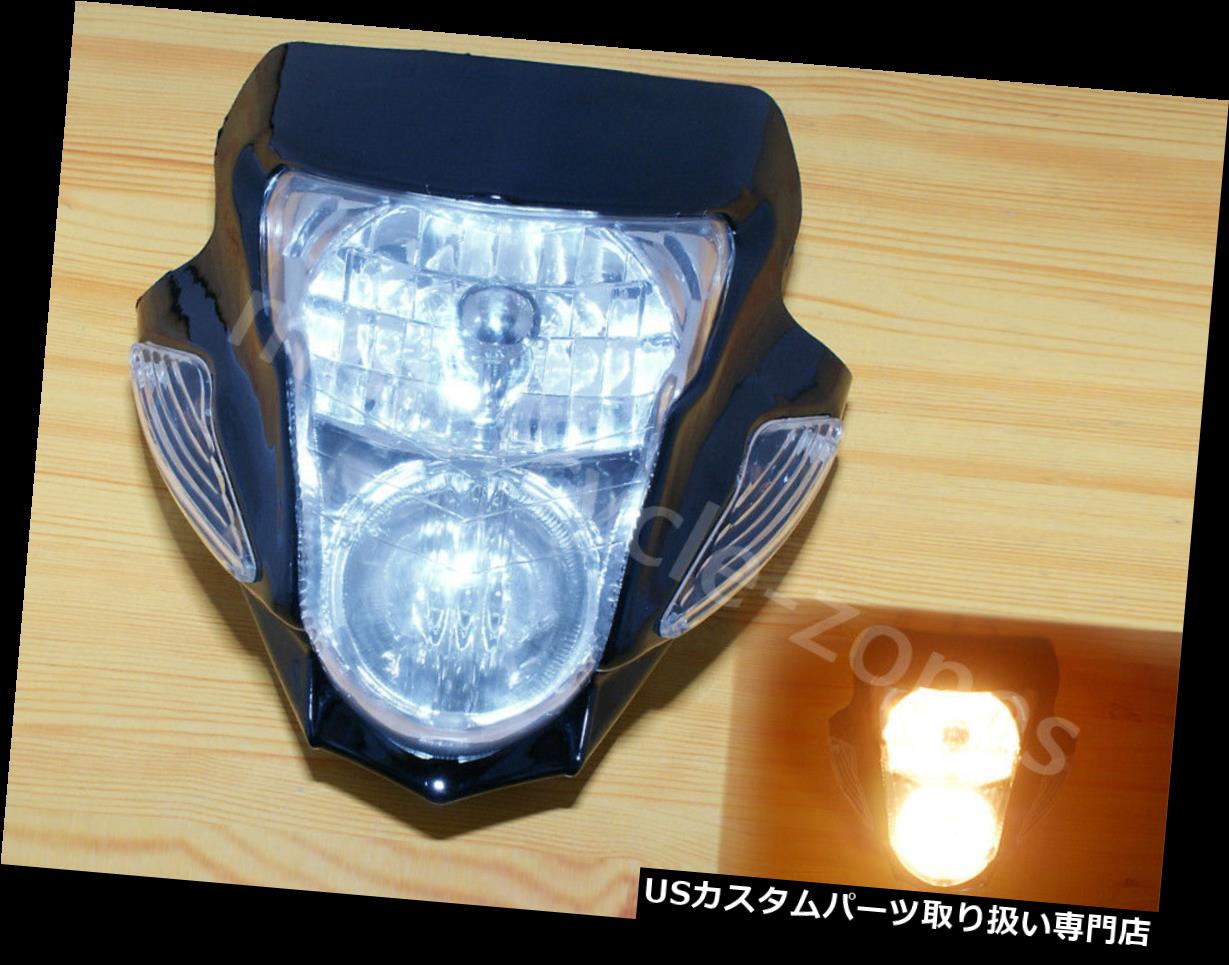 USヘッドライト ストリートファイターブラックヘッドライト（信号付）4 Yamaha FZR Fazor FZ6 FZ1 YZF R1 R6 600R Streetfighter Black Headlight w/Signal 4 Yamaha FZR Fazor FZ6 FZ1 YZF R1 R6 600R 【並行輸入品】 28,028円