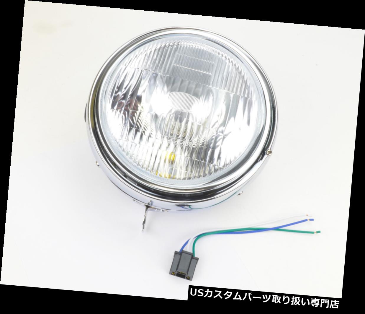 USヘッドライト 2FastMotoヤマハXS650クロムヘッドライトH4 12V 60 / 55W電球W / O駐車場ライト 2FastMoto YAMAHA XS650 CHROME HEAD LIGHT H4 12V 60/55W BULB W/O PARKING LIGHT 【並行輸入品】