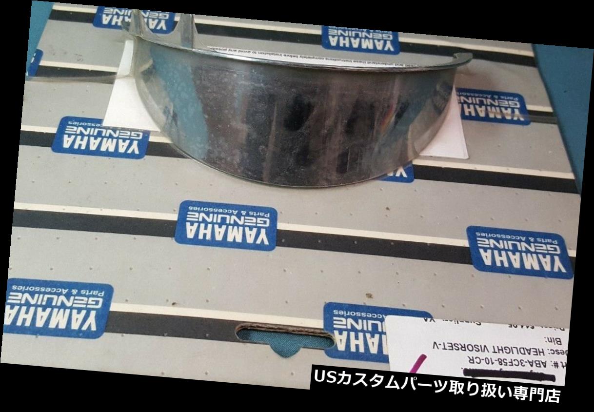USヘッドライト NEW GENUINEヤマハABA-3CF58-10-C Rヘッドライトバイザー NEW GENUINE YAMAHA ABA-3CF58-10-CR Headlight Visor 【並行輸入品】｜カスタムパーツ WORLD倉庫