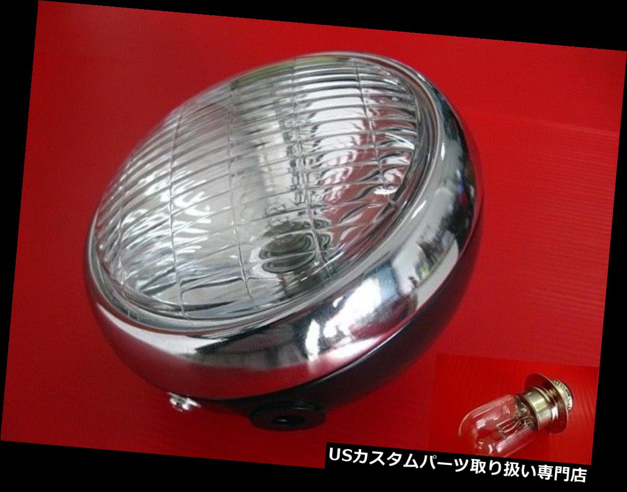 USヘッドライト ヤマハCHAPPY LB50 LB80ヘッドライト+ブラックケース+電球6V。 無料[sa957] YAMAHA CHAPPY LB50 LB80 HEADLIGHT + BLACK CASE + BULB 6V. FREE [sa957] 【並行輸入品】