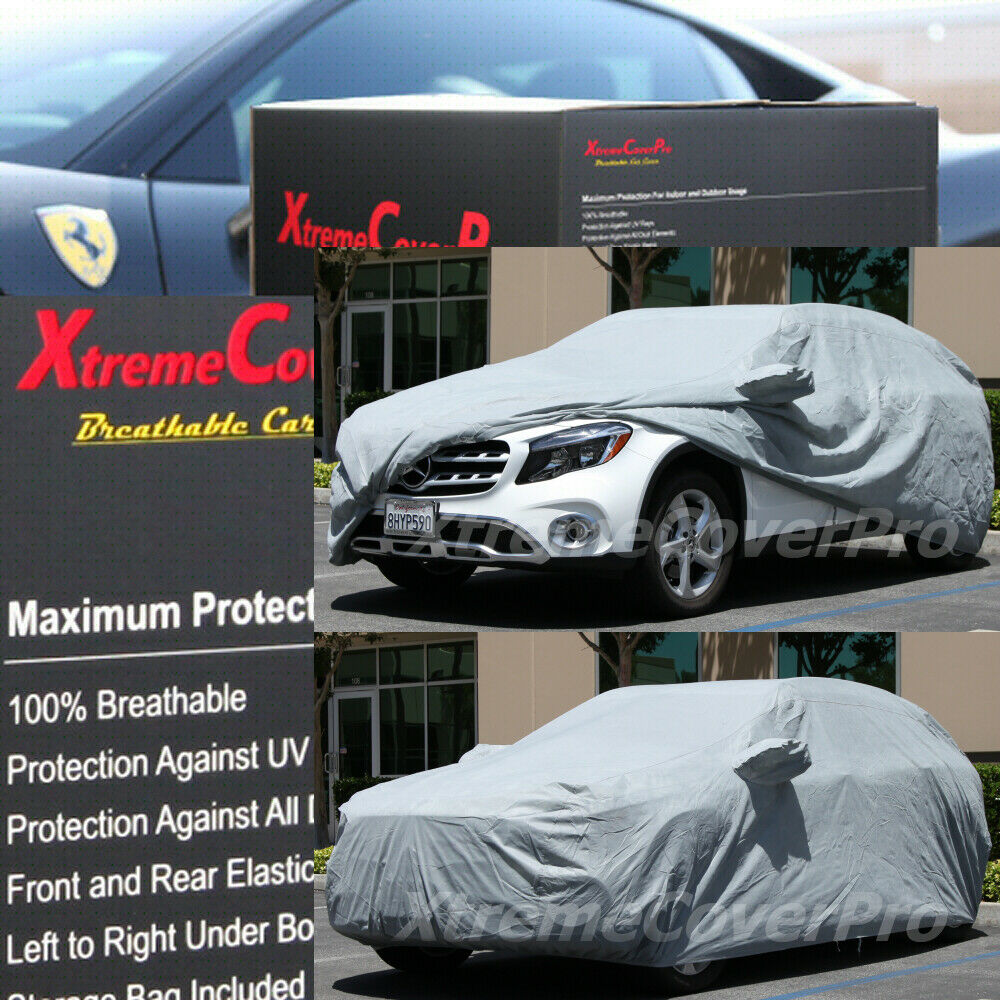 【国内在庫】2015 メルセデスベンツ GLA250 GLA45 通気性 カーカバー ミラーポケット付き グレー【即日発送】 【並行輸入品】