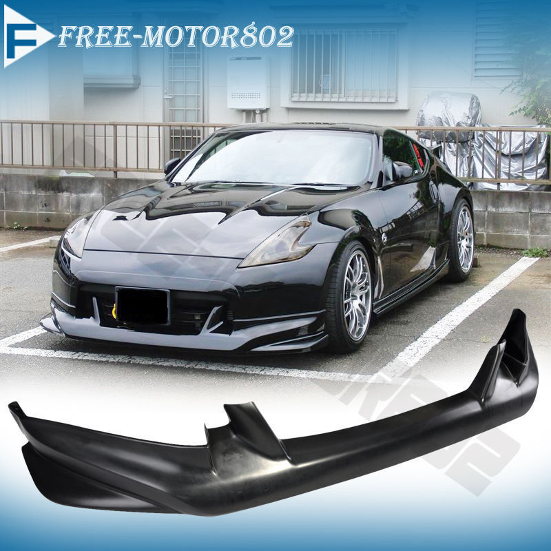 09-12日産370ZフロントバンパーリップスポイラーボディキットNISスタイルPUウレタン 【並行輸入品】