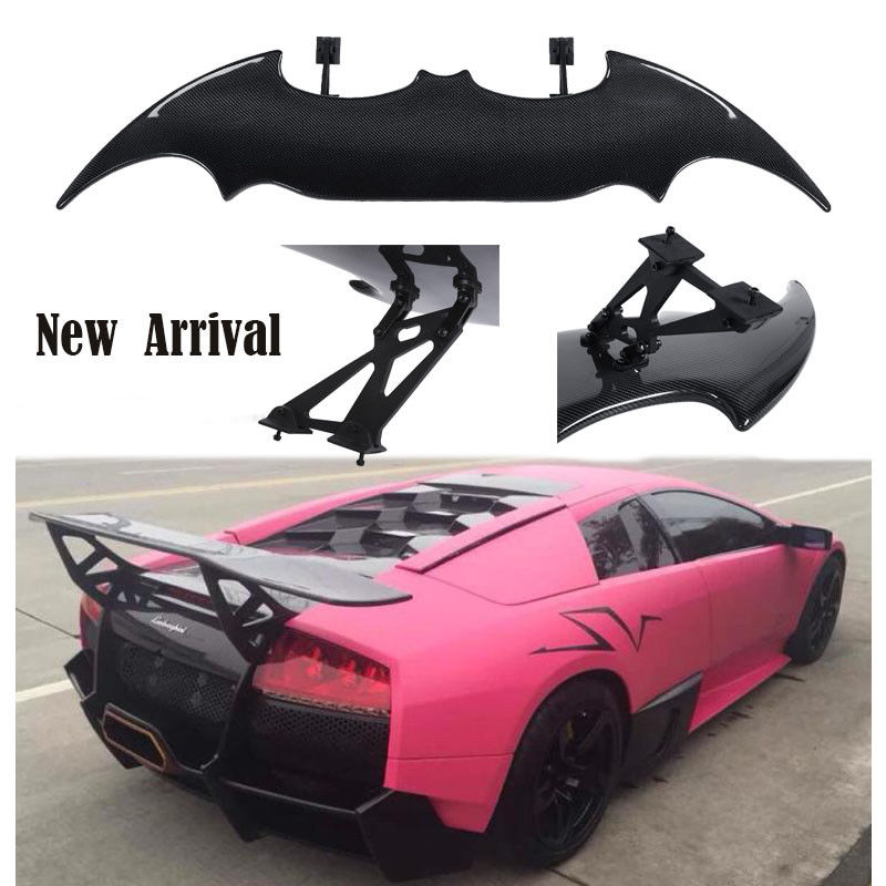 NEW Batman Universal Carbon Fiber Rear Trunk Wing Spoiler For Nissan Dodge Honda画像