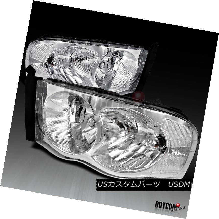 ヘッドライト 02-05 Dodge RAM 1500 2500 3500 Crystal Head Lights 02-05 Dodge RAM 1500 2500 3500クリスタルヘッドライト 【並行輸入品】