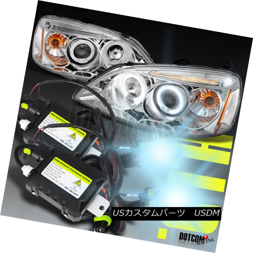 ヘッドライト Slim HID Kit+For 2001-2003 Honda Civic LED Projector Headlights Clear Head Lamps スリムHIDキット+ 2001-2003ホンダシビックLEDプロジェクターヘッドライトクリアヘッドランプ用 【並行輸入品】